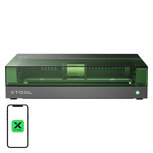 xTool S1 40W 2-in-1 lasergraveerder All-in-One Kit - zwart | www.robohome.nl