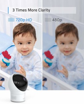 RoboHome - Eufy SpaceView babyfoon - extra camera