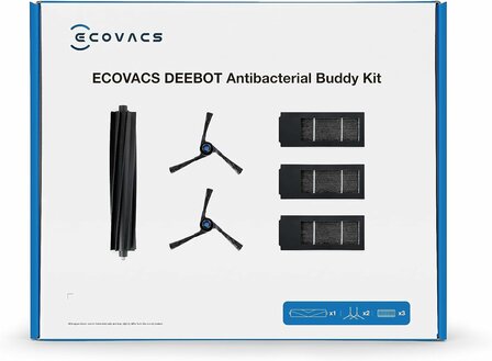 www.robohome.nl - Ecovacs X2 Omni accessoire kit (zwart)