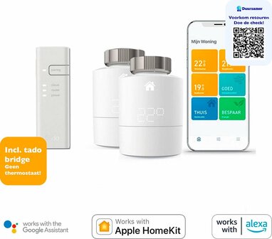 www.robohome.nl - Tado Slimme Radiatorknop Starterskit V3+