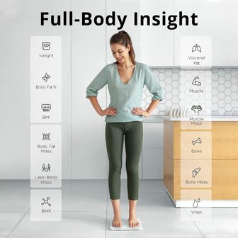 www.robohome.nl - Eufy C1 slimme weegschaal wit