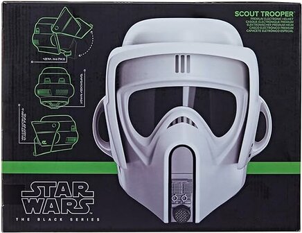 www.robohome.nl - Hasbro Star Wars Scout Trooper Premium - Black Series helm