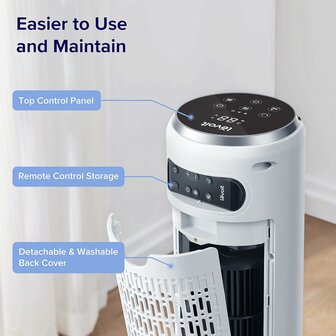 www.robohome.nl - Levoit torenventilator LTF-F361-WEU