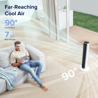 www.robohome.nl - Levoit torenventilator LTF-F361-WEU