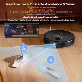 www.robohome.nl - Roborock Qrevo 5AE zwart