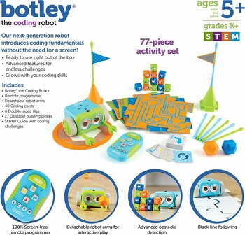 Botley programmeerbare leerrobot met activiteitenset (LER2935)