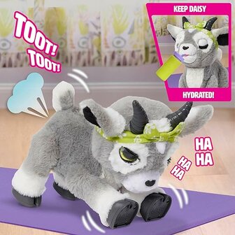 FurReal Daisy the Yoga Goat &ndash; Interactief knuffeldier vol yoga-pret