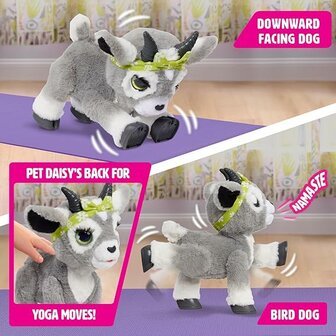 FurReal Daisy the Yoga Goat &ndash; Interactief knuffeldier vol yoga-pret