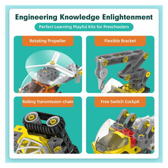 Makerzoid Big Building Blocks Mechanical Engineering Team | MKZ-OBK-MET | RoboHome