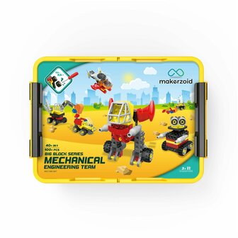 Makerzoid Big Building Blocks Mechanical Engineering Team | MKZ-OBK-MET | RoboHome