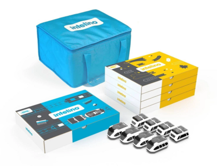 Intelino Smart Train klassenbundel (4 stuks) | INT-CS-01-CHRG | RoboHome