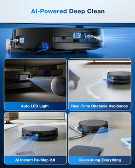 ECOVACS DEEBOT X9 PRO Omni &ndash; Robotstofzuiger &amp; Dweilrobot