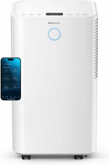 Pro Breeze luchtontvochtiger | 12 liter/dag | www.robohome.nl