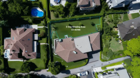 FJD FV2000 robotmaaier | tot 2.000 m2 maaien zonder grensdraad | verkrijgbaar bij www.robohome.nl