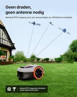 Segway Navimow i205 AWD robotmaaier voor 500 m&sup2; zonder draad