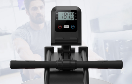 MERACH MR-R10B2 Water Roeitrainer Zwart met App-koppeling | www.robohome.nl