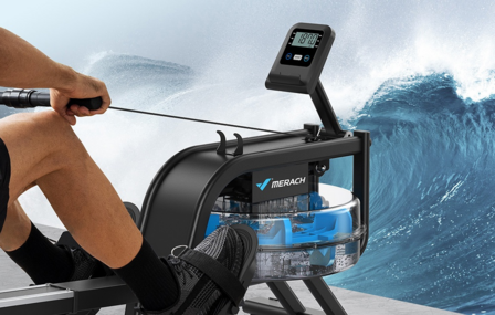 MERACH MR-R10B2 Water Roeitrainer Zwart met App-koppeling | www.robohome.nl