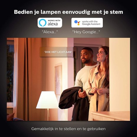 RoboHome - Philips Hue GU10 Duopack - wit