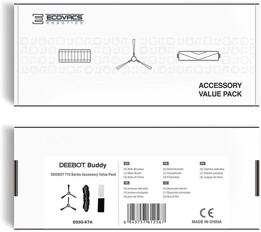 RoboHome - Ecovacs Deebot 710/715 accessoire kit