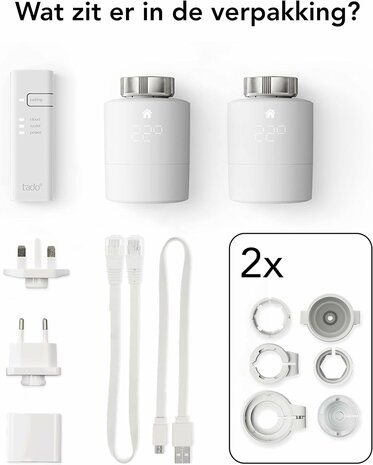 www.robohome.nl - Tado Slimme Radiatorknop Starterskit V3+