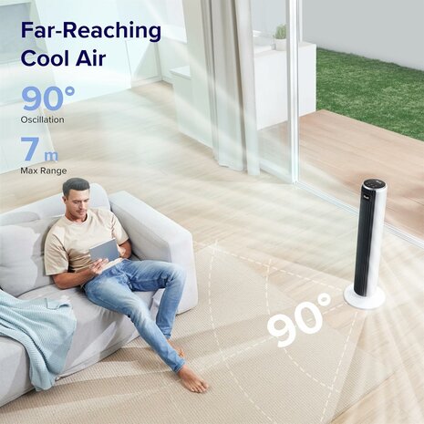 www.robohome.nl - Levoit torenventilator LTF-F361-WEU