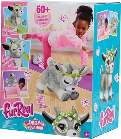 FurReal Daisy the Yoga Goat – Interactief knuffeldier vol yoga-pret