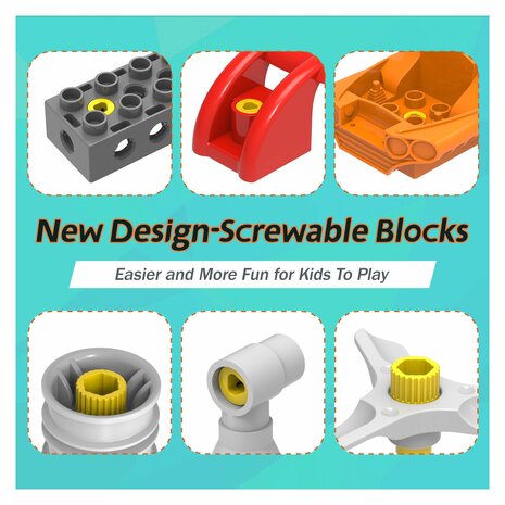 Makerzoid Big Building Blocks Mechanical Engineering Team | MKZ-OBK-MET | RoboHome
