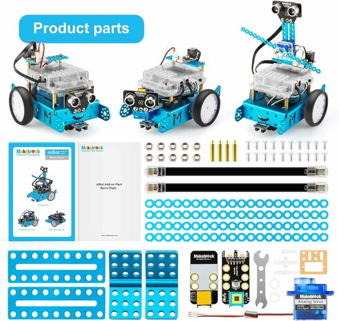 Makeblock mBot 3-in-1 Add-on Pack Servo Pack | 98052 | RoboHome