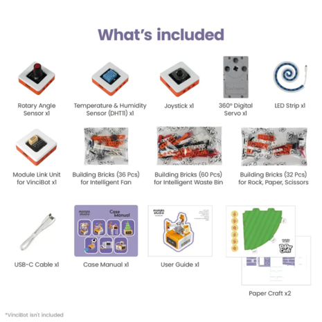 MatataStudio VinciBot Inventor Kit uitbreiding