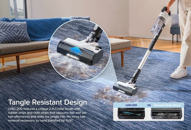 Levoit LVAC-200 MAX steelstofzuiger | www.robohome.nl