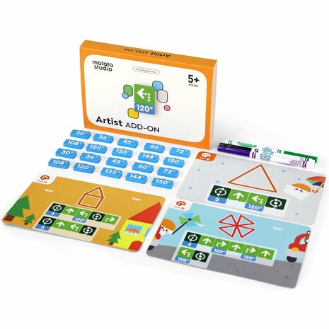 MatataStudio Artist Expansion Set &ndash; Coding and Geometry for Kids | www.robohome.nl