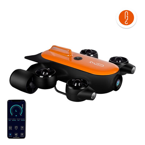 Geneinno T1 200m 4K UHD Onderwater Drone | www.robohome.nl