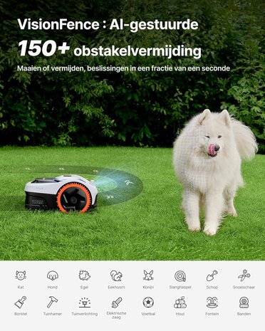 Segway Navimow i205 AWD robotmaaier voor 500 m&sup2; zonder draad
