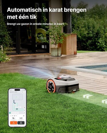 Segway Navimow i205 AWD robotmaaier voor 500 m&sup2; zonder draad