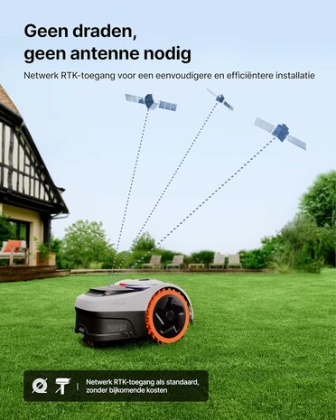 Segway Navimow i205 AWD robotmaaier voor 500 m&sup2; zonder draad