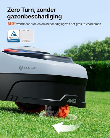 Segway Navimow i205 AWD robotmaaier voor 500 m&sup2; zonder draad