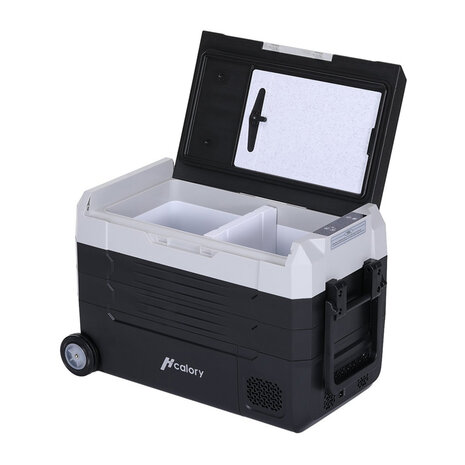 Hcalory D55M+ draagbare autokoelbox 55L met Bluetooth en dual zone | www.robohome.nl
