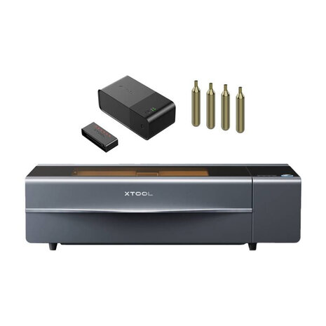 xTool P2S 2-in-1 CO₂ lasersnij- en graveermachine 55W - grijs | www.robohome.nl