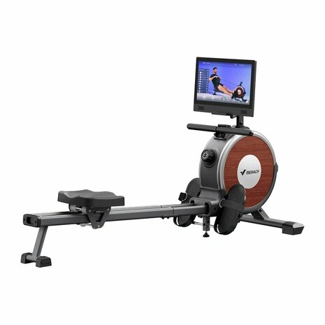 MERACH MR-R02B10 roeitrainer met magnetische weerstand &ndash; zwart | www.robohome.nl