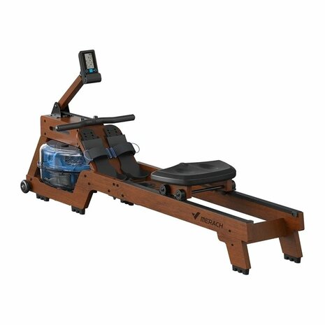 MERACH MR-R14R1 water roeitrainer hout (bruin) met Bluetooth | www.robohome.nl