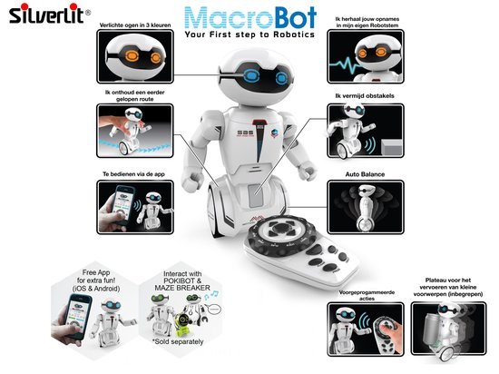 RoboHome Silverlit MacroBot - Genomineerd voor Speelgoed van het Jaar 2017