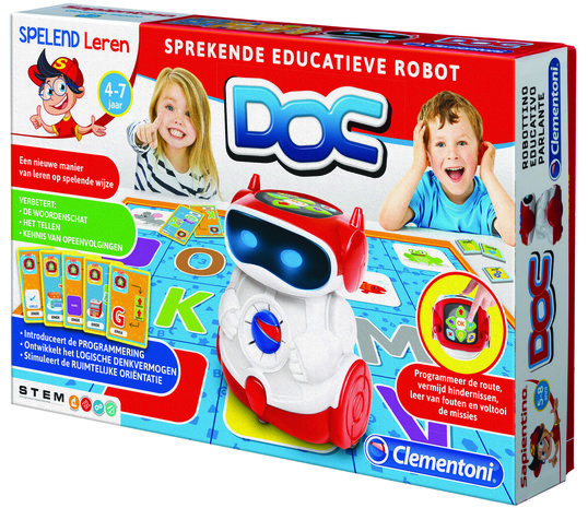 RoboHome Clementoni Doc sprekende educatieve robot